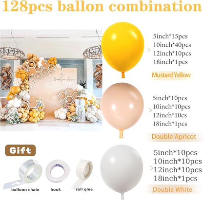 Mustard Yellow Balloon Garland Kit - Image 3