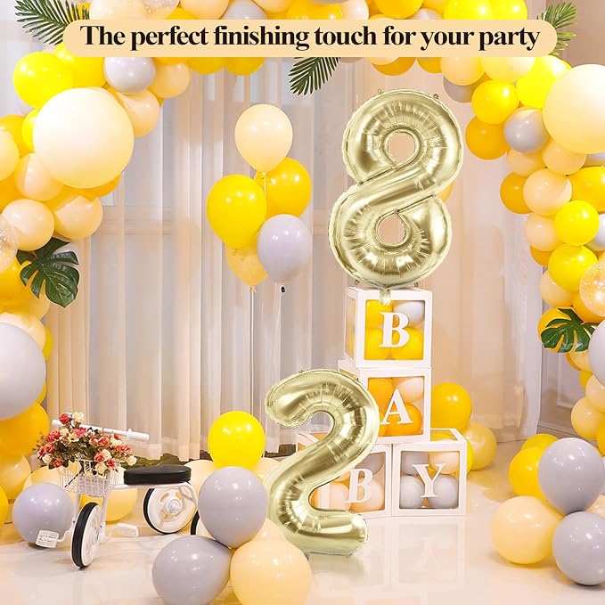 Number 56 Balloons for 56th Birthday Party Decorations, 40 Inch 0-100 - Image 5
