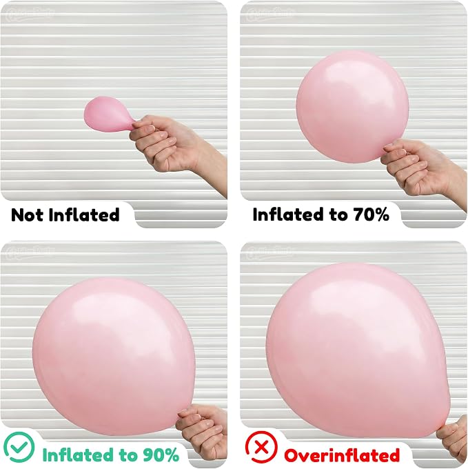 Pink White Balloons, Anniversary, Graduation, Wedding Party Decorations - Image 6