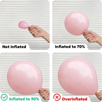 Pink White Balloons, Anniversary, Graduation, Wedding Party Decorations - Image 6