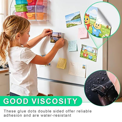200pcs 0.98 Inch Double Sided Sticky Dots, Mini Clear Glue Adhesive Dots - Image 4