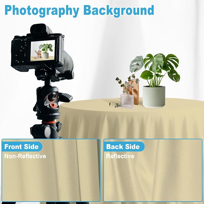 Tan Photography Backdrop for Photoshoot, 7x10 FT | Versatile Studio Photo - Image 5