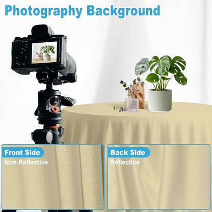Tan Photography Backdrop for Photoshoot, 7x10 FT | Versatile Studio Photo - Image 5