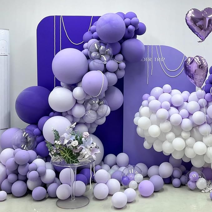 18 Inch Purple Balloons, Baby Shower, Birthday Party and Event Decoration - Image 6