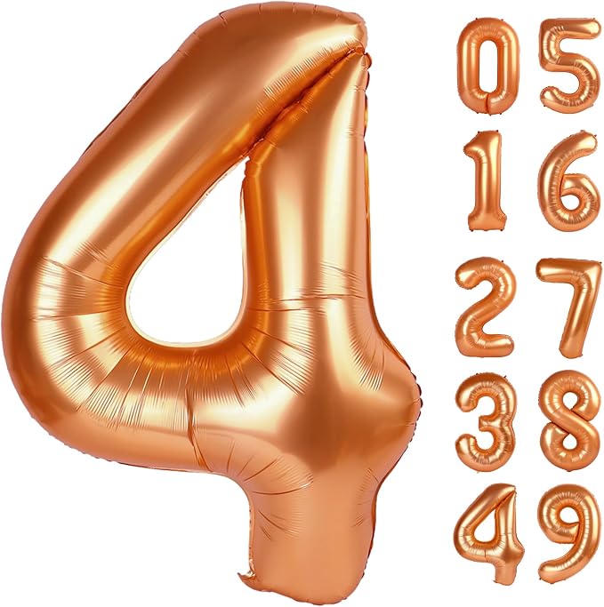 Orange 4 Balloon by IWERP