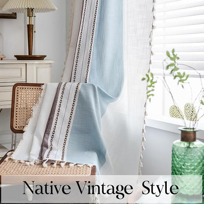 Sutuo Home Boho Curtains 96 inches - Image 6