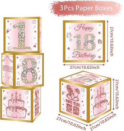 DataMoon 18th Birthday Decorations Boxes - Image 4