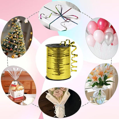 500 Yard Premium Gold Curling Ribbon, Curling Ribbon - Image 3
