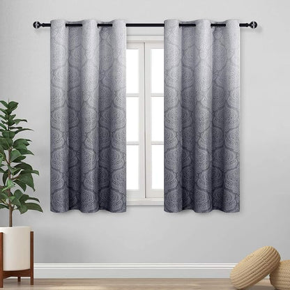 DWCN Ombre Blackout Curtains for Bedroom by DWCN