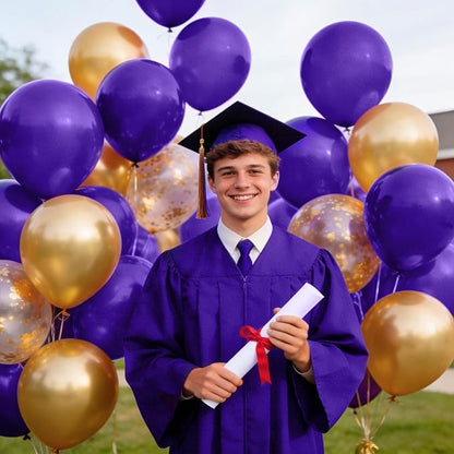 110pcs Purple Balloons 12 inch - Image 5