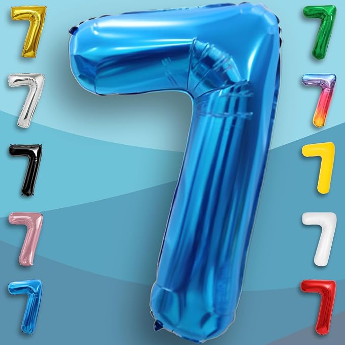 Black Number 0 to 9 Mylar Balloon 40 Inch - Image 2
