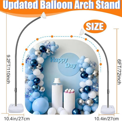 Balloon Arch Kit for Party Birthday Decoration 9.2FT & 6FT | Black Bendable - Image 3
