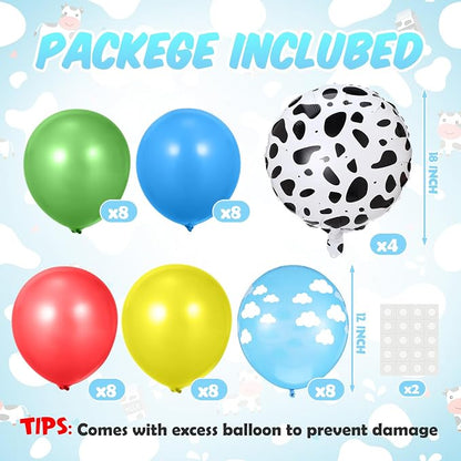 4 Sets Cartoon Birthday Party Decorations Table Centerpiece Red Yellow Blue - Image 2