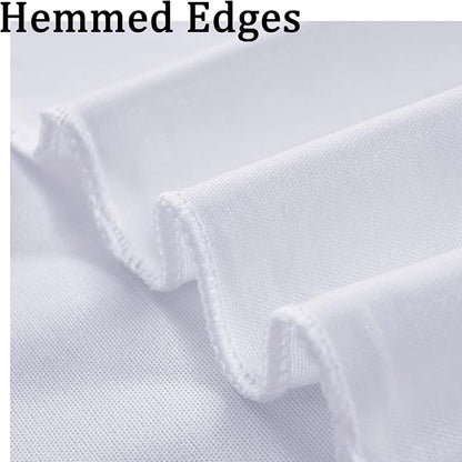 Wrinkle Free White Backdrop Curtain - Image 4