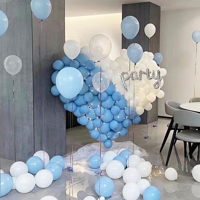 200pcs Light Blue Balloons 5 Inch, Small Mini Latex Balloons - Image 6