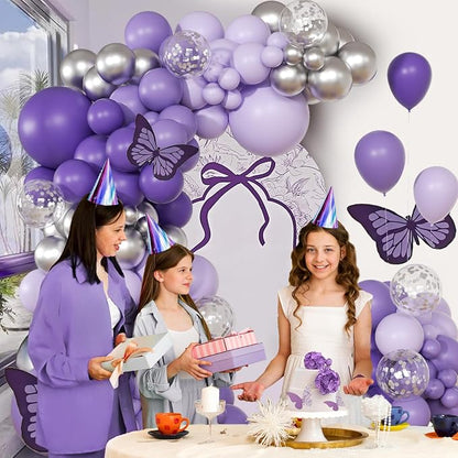 147pcs Purple Balloon Garland Arch Kit, Different Sizes - Image 7