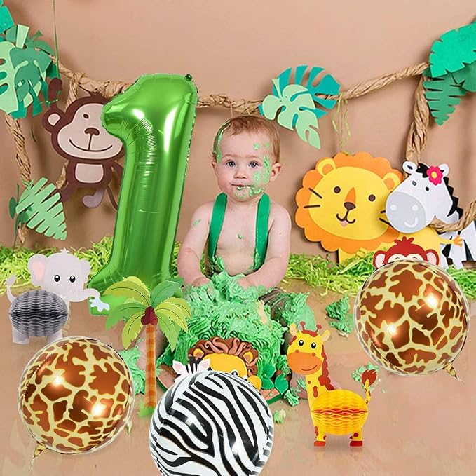 TONIFUL 40 Inch Green Number 4 Balloons Large Foil 4th Birthday Decorations | - Image 5