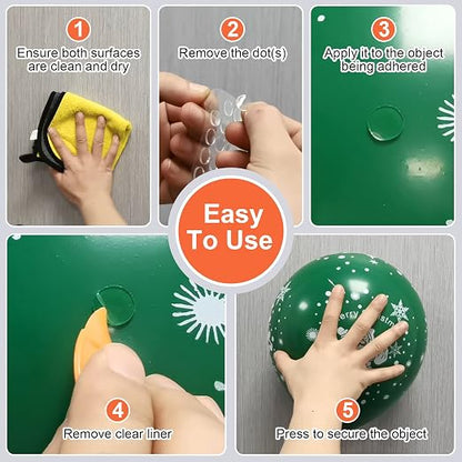 PHIXBEAR 504 Pcs Clear Removable Adhesive Dots, Glue Point Dots - Image 6
