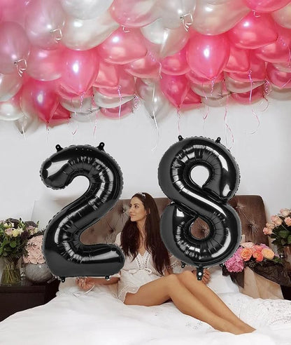 Number 21 Balloon 40Inch for 21 Year Old Birthday Decorations, Inflation Straw - Image 4