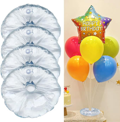 Balloon Stand Base, 4 Pack Reusable Weight Bearing Bag by GDKJMY