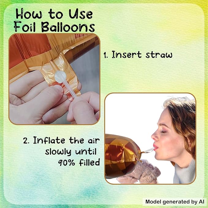 40 Inch Pixelated Number 5 Foil Balloon - Image 3