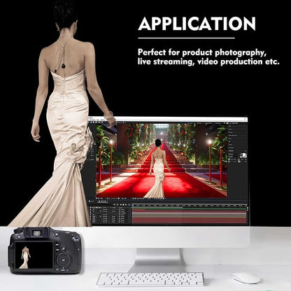 Black Photography Backdrop for Photoshoot, Fabric 10x20ft | Versatile Studio - Image 3