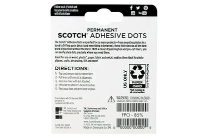 Scotch Adhesive Dots, 300 Dots/Pack, Easy Dispensing, Photo-Safe - Image 4
