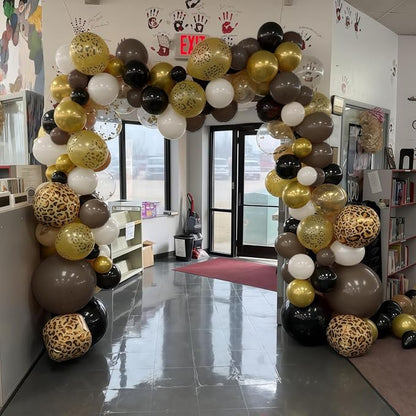 Cheetah Print Balloons, Jungle Animal Balloon Cheetah Decorations - Image 4