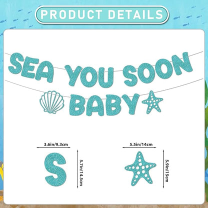 Sea You Soon Baby Shower Decorations - Image 2