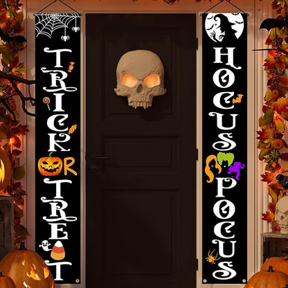 Olanrun Hanging Halloween Door Decorations, 70-inch Front Door Banner Decor by OLANRUN