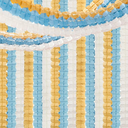 Light-Dusty Blue Beige-Gold Party Decorations - Image 7