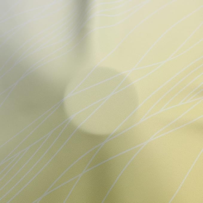 Yellow and Greyish White Gradient Blackout Curtains, Thermal Insulated Ombre - Image 8