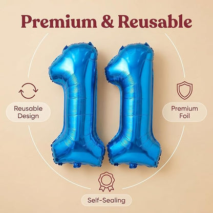 YPSelected 32 Inch Large Foil Helium Number Balloon Birthday Wedding Party 0-9 - Image 5