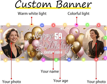 Dicodes Personalized Happy Birthday Banner - Image 2
