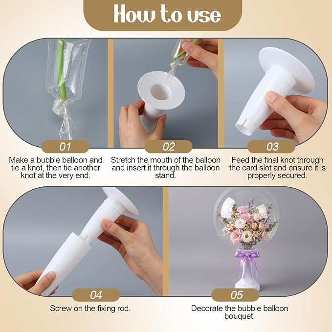 Novabright 6 Pcs Bobo Balloon Stand - Image 3