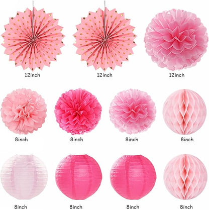 Light Hot Pink Birthday Party-Decorations - Image 2