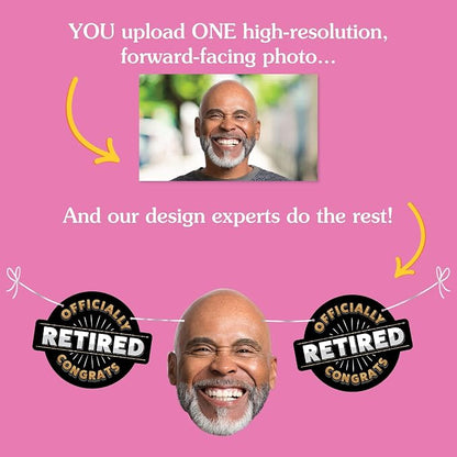 Custom Photo Happy Retirement Party Decorations - Image 4