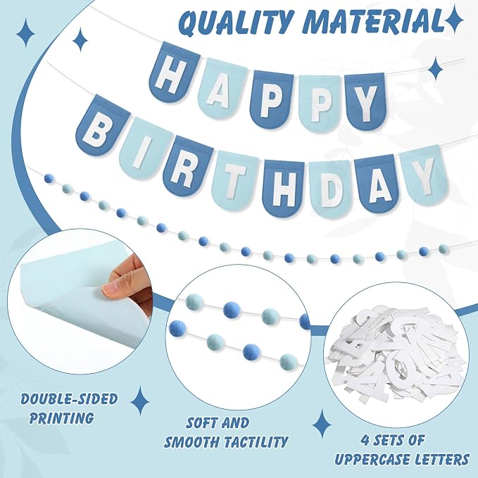 Hahafelt 125 Pcs Make Your Own Banner Kit Personalized Handmade Name Scallop - Image 3