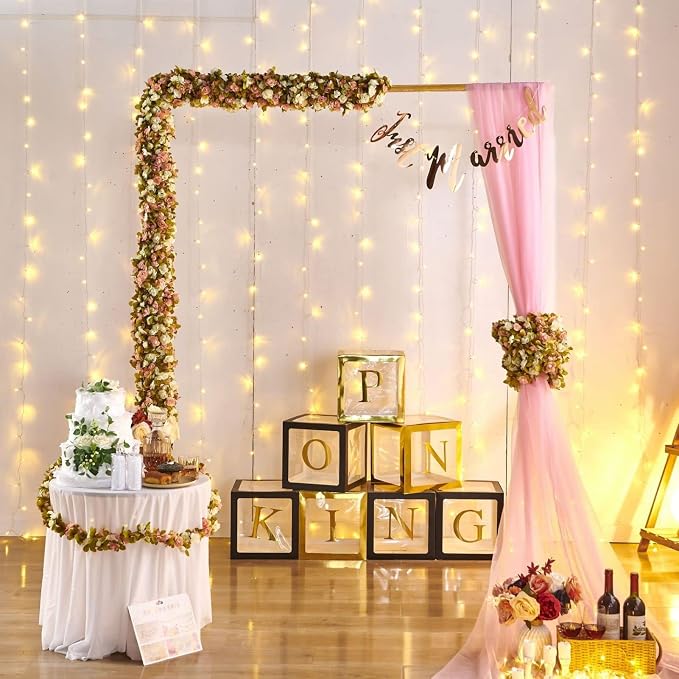 Artificial Flower Garland 8pcs 8.2ft Rose Vine Decor, Fall Pink Flower | - Image 4