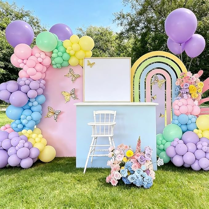 Pastel Balloon Arch Kit, Different Sizes 18 12 10 5 Inch - Image 6