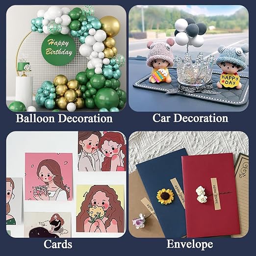 100 Points Balloon Attachment Glue Dot Attach Balloons to Ceiling or Wall - Image 9