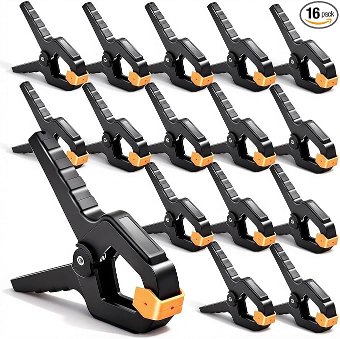 16 Pack Spring Clamps Heavy Duty by Unknown