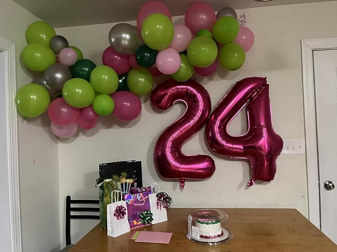 Number Balloons 6 Balloon 40 inch Pink - Image 2