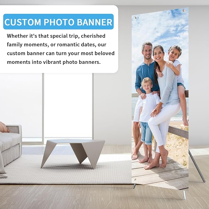 Custom Banner with X Stand 31.5" X 70.86", Banners and Signs Customize - Image 7
