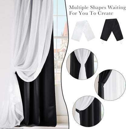 PONY DANCE Black Blackout Curtains - Image 9