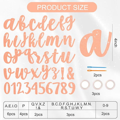BEISHIDA 116 PCS A-Z DIY Letter Banner Kit Make Your Own Banner，Including 111 - Image 2