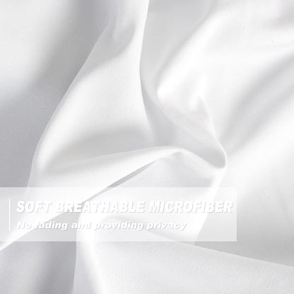 Blackout Drapes 54" x 84" x 2 Panels, Handmade Ruffles | Butterfly Flower - Image 3