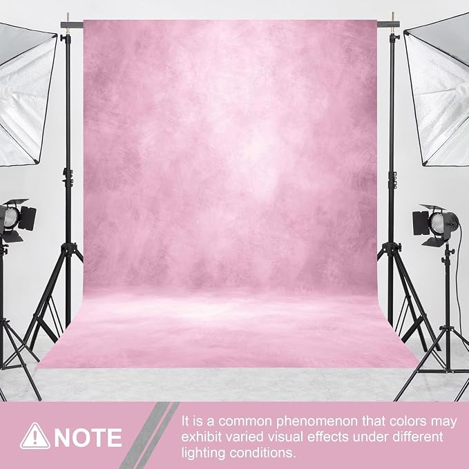 Abstract Photography Backdrop for Photoshoot 6x8ft, Light Pink, No Stand | - Image 4