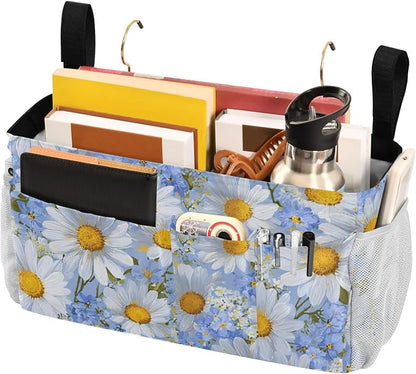 Bedside Caddy Metal Frame Hanging Organizer Bunk Bed Dorm Accessories Hook And - Image 3