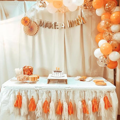 KBZVNAF Orange Latex Party Balloons 50 Pack 12 inch | Helium Matte Orange - Image 3